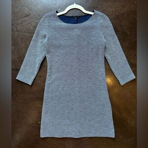 Theory 100% cotton tweed mini dress- size small